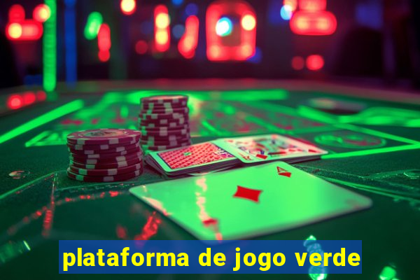 plataforma de jogo verde